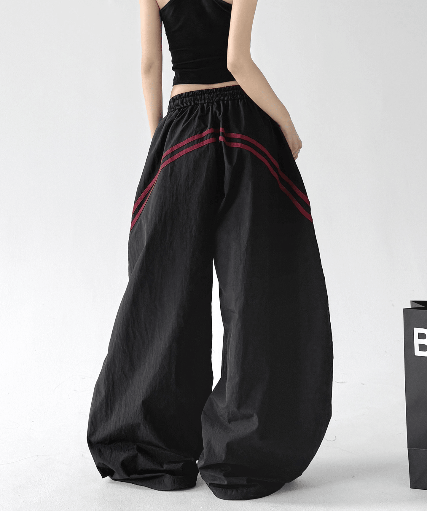 Curved Stripe Wide - Leg Pants - CT826 - COPPING THREADS - CT Select