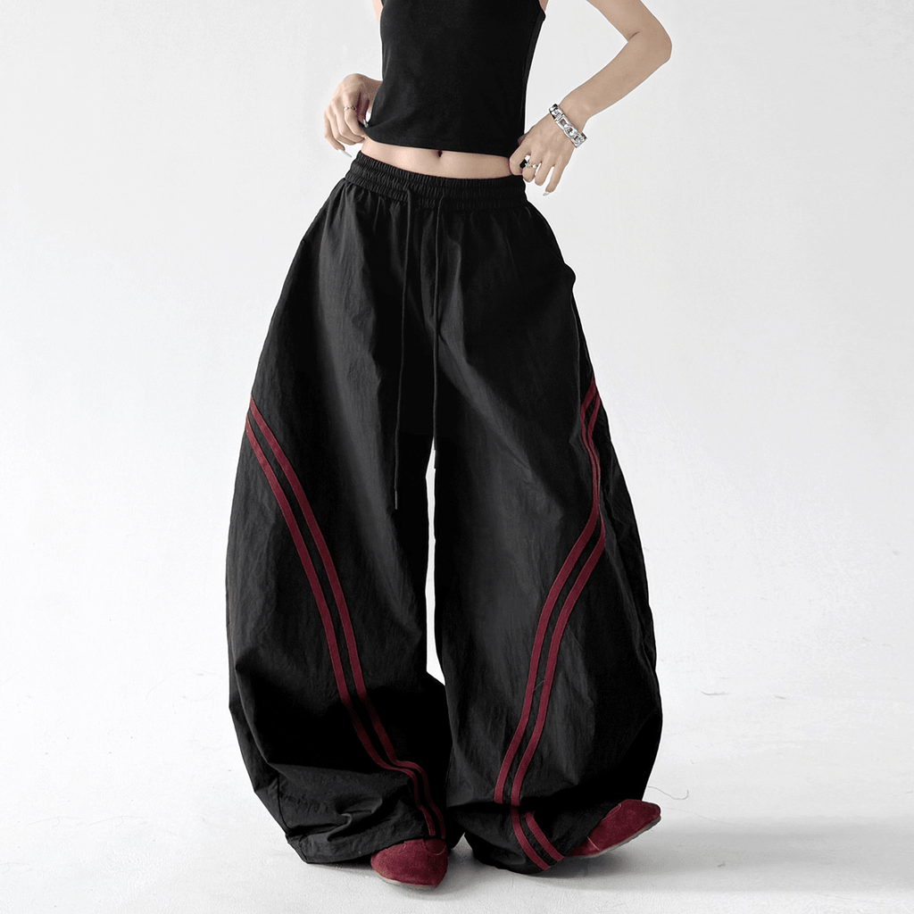 Curved Stripe Wide - Leg Pants - CT826 - COPPING THREADS - CT Select