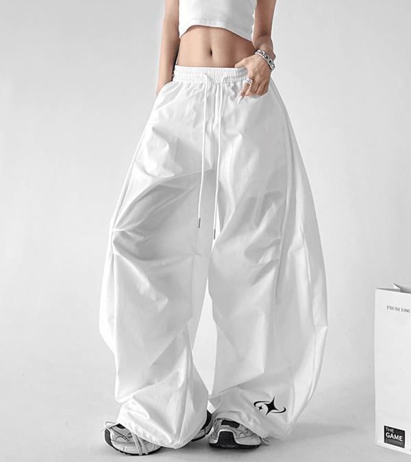 Curved Wide - Leg Parachute Pants – CT6614 - COPPING THREADS - CT Select