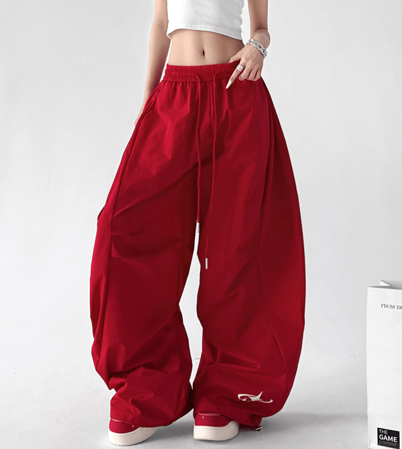 Curved Wide - Leg Parachute Pants – CT6614 - COPPING THREADS - CT Select