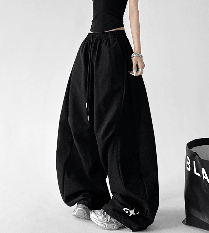 Curved Wide - Leg Parachute Pants – CT6614 - COPPING THREADS - CT Select