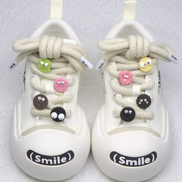 Cute Cookie Shoelace Buckle Accessories - COPPING THREADS - COPPING THREADS