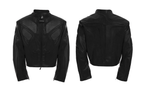 Cyberpunk Armor - Inspired Deconstructed PU Leather Jacket - COPPING THREADS - ArguE CulturE
