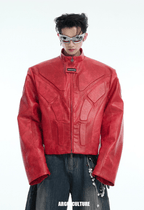 Cyberpunk Armor - Inspired Deconstructed PU Leather Jacket - COPPING THREADS - ArguE CulturE