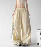 Side Stripe Parachute Pants - CT216