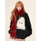 Dainty Rabbit Round Neck Sweater - COPPING THREADS - 11SH