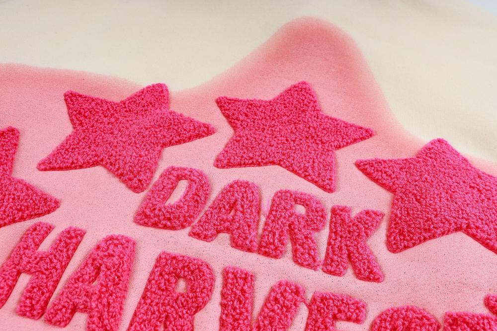 DARKHARVEST Letter Puff Print Hoodie - COPPING THREADS - CT Select