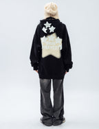 DARKHARVEST Letter Puff Print Hoodie - COPPING THREADS - CT Select