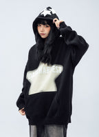DARKHARVEST Letter Puff Print Hoodie - COPPING THREADS - CT Select