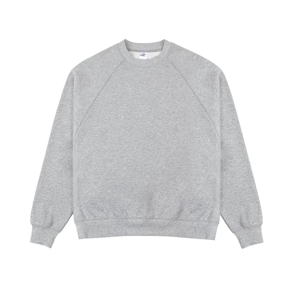 IDLT sweatshirt, heather gray front.