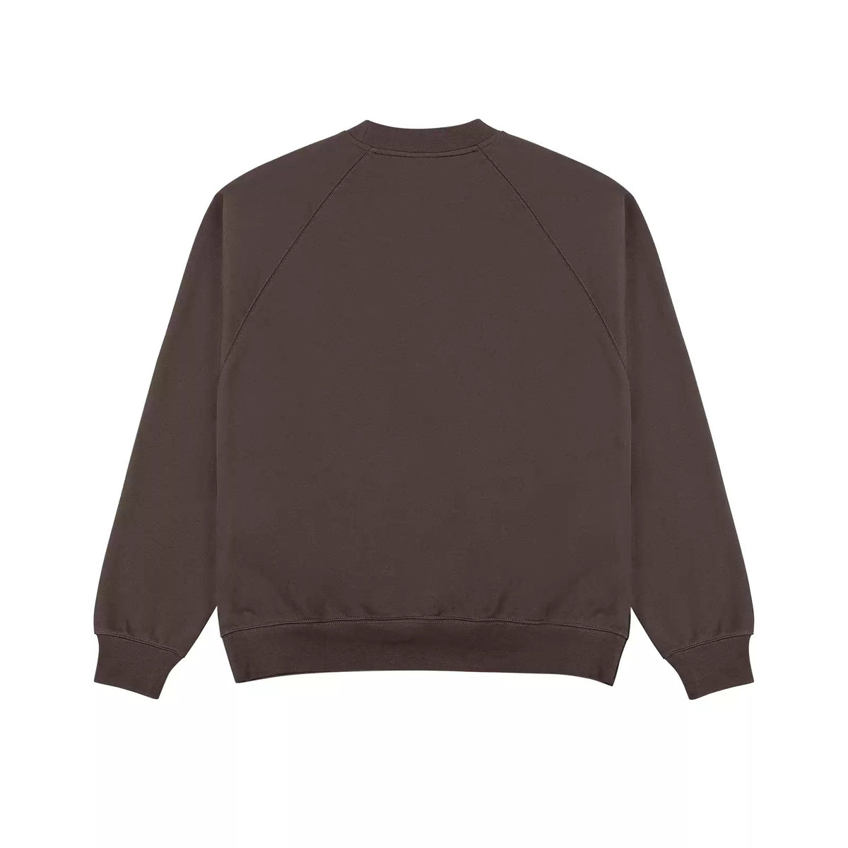 IDLT sweatshirt, brown back.