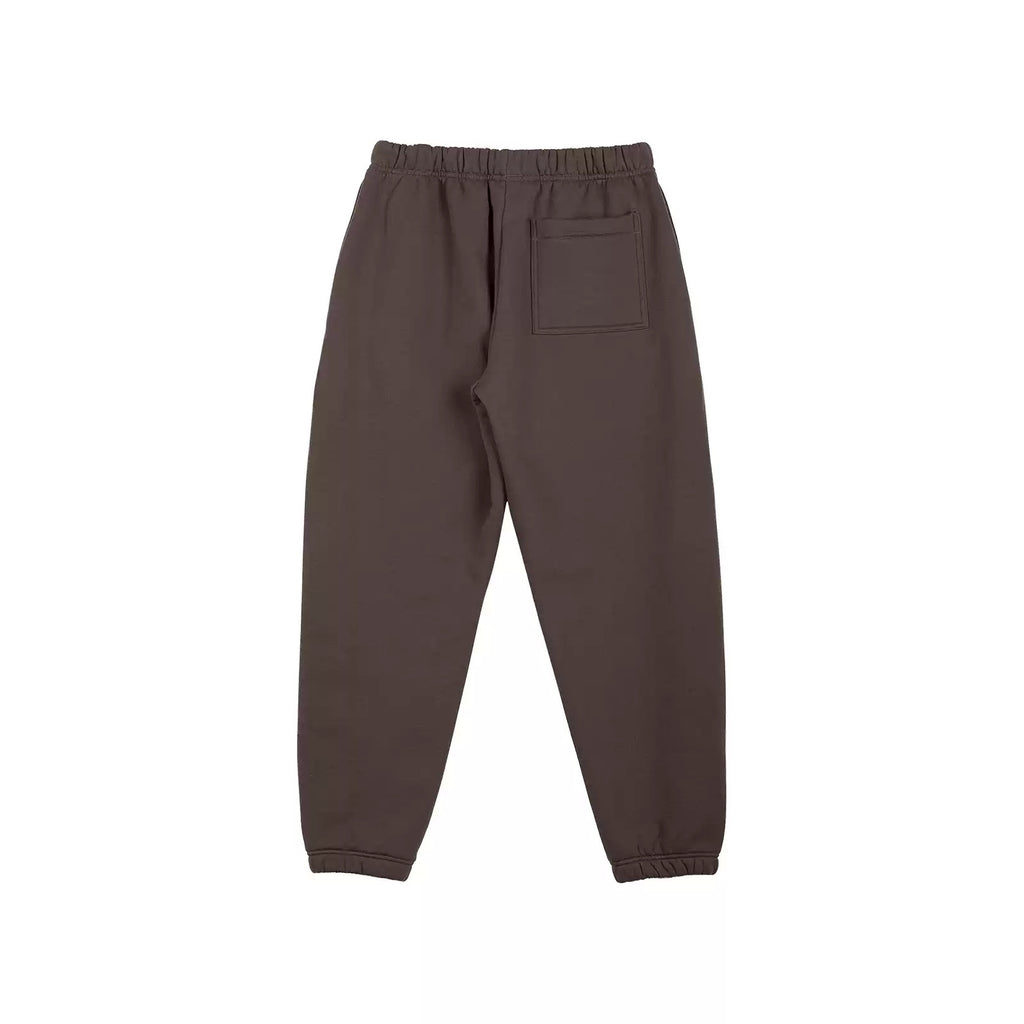IDLT joggers, brown back.