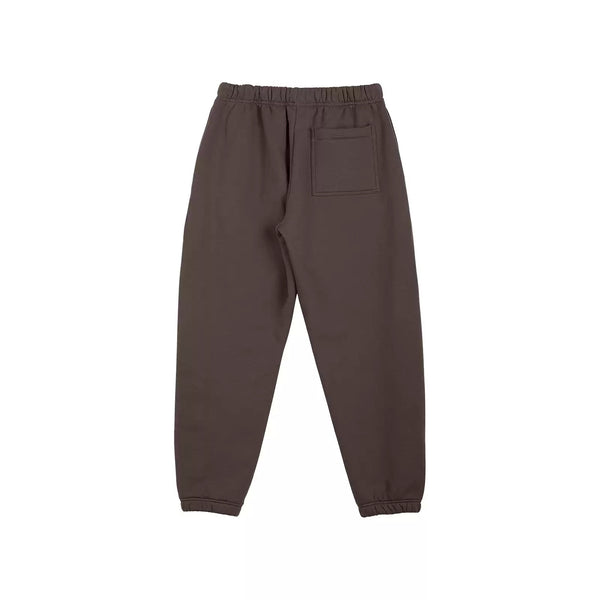 IDLT joggers, brown back.