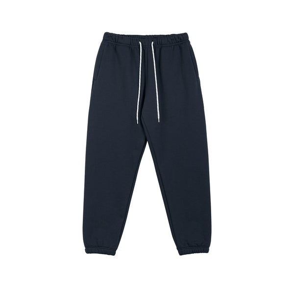 Navy pants, front view (DE66).