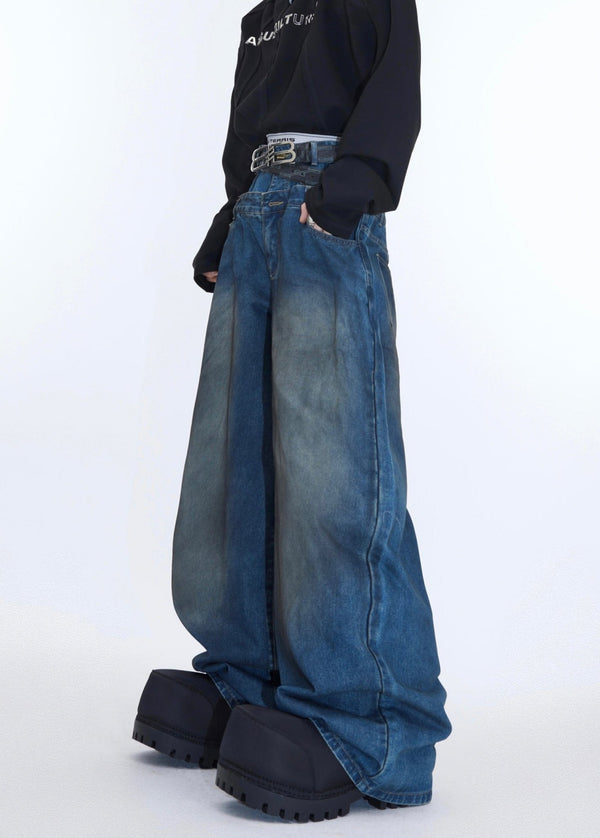Deconstructed Double - Layer Denim Jacket - COPPING THREADS - ArguE CulturE