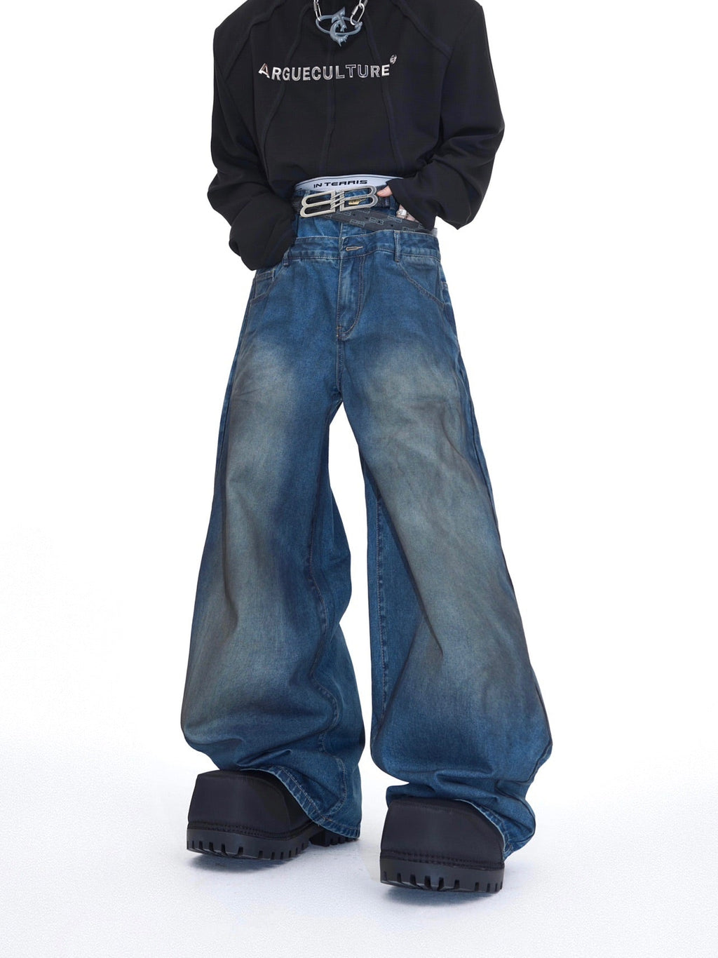 Deconstructed Double - Layer Denim Jacket - COPPING THREADS - ArguE CulturE