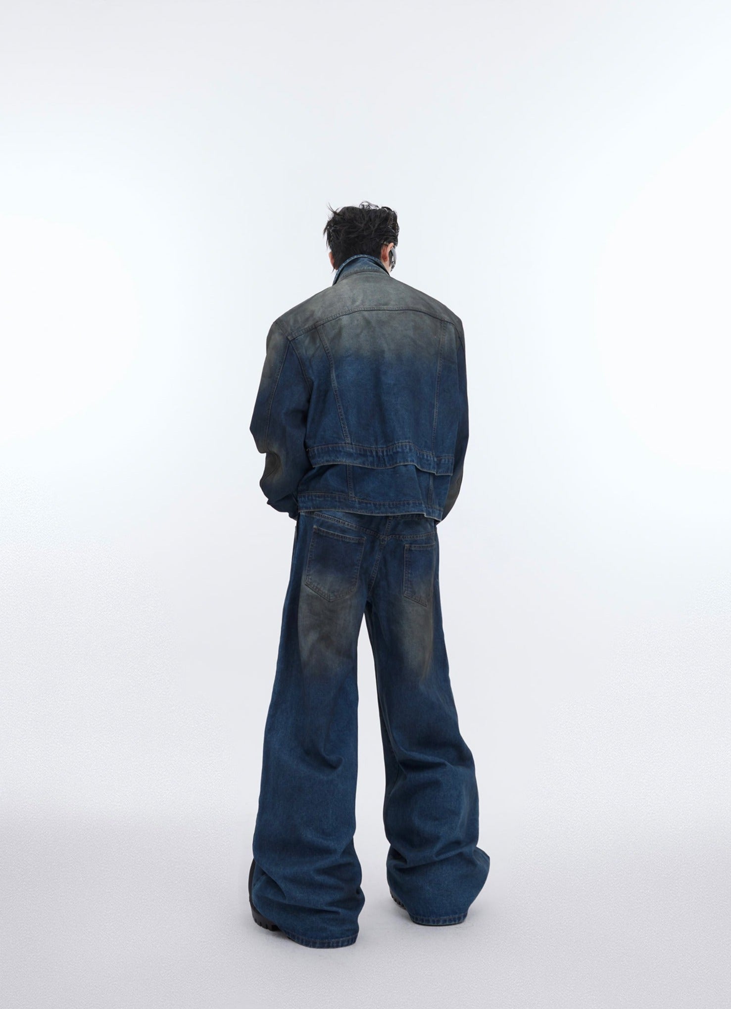 Deconstructed Double - Layer Denim Jacket - COPPING THREADS - ArguE CulturE