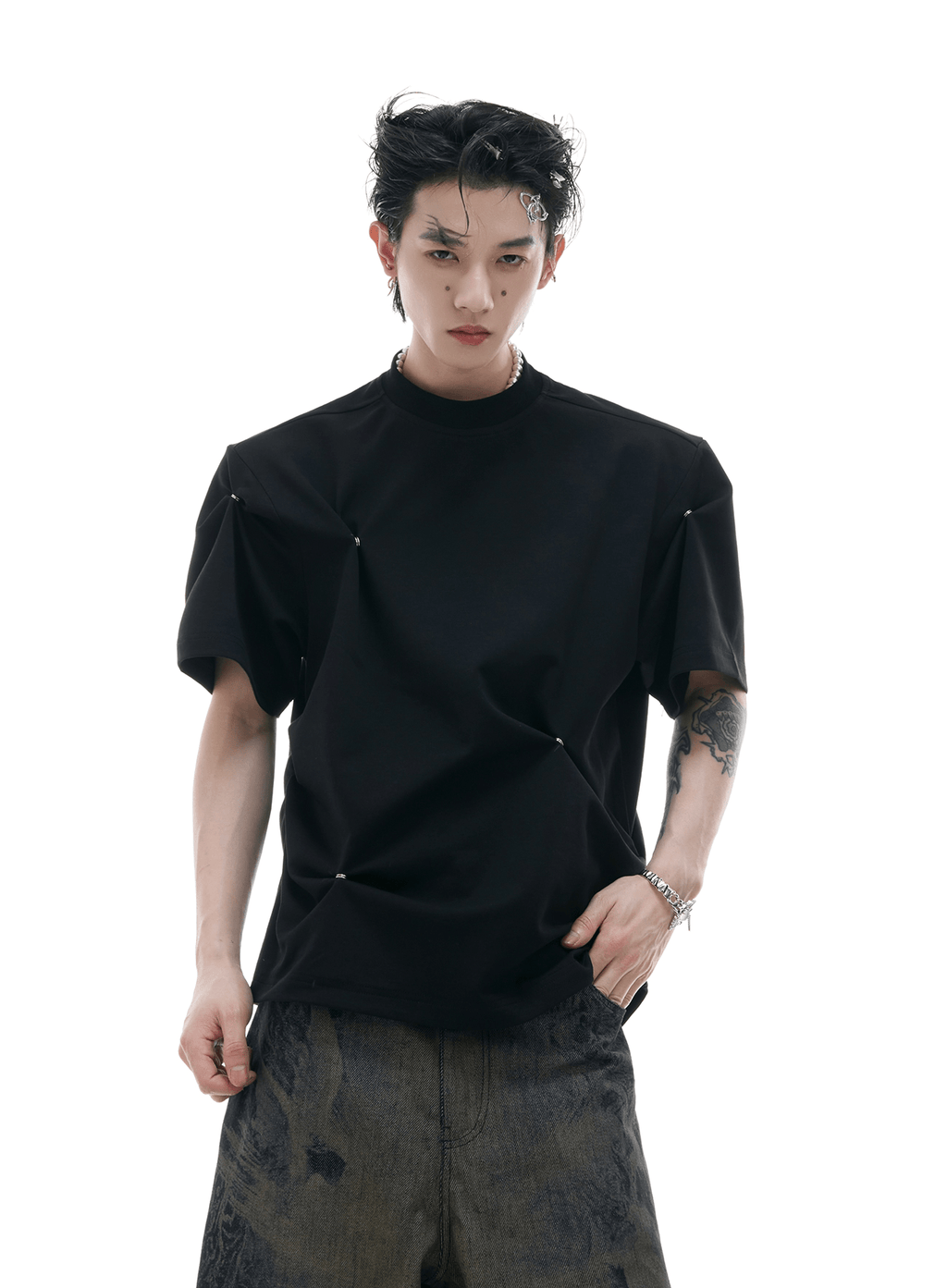 Deconstructed Draped Tee - COPPING THREADS - ArguE CulturE