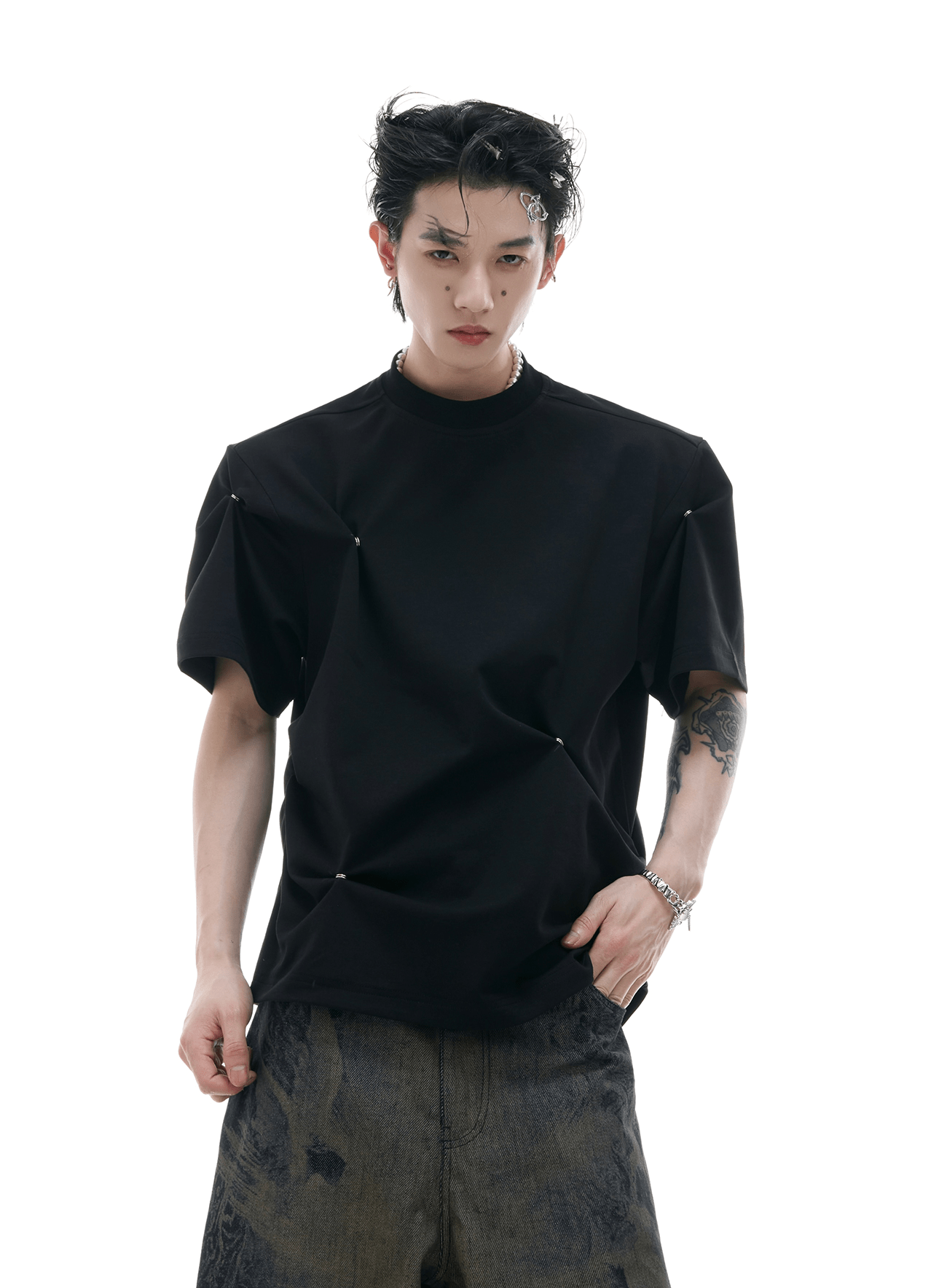 Deconstructed Draped Tee - COPPING THREADS - ArguE CulturE