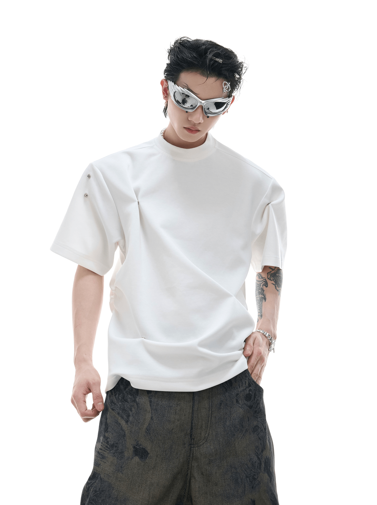 Deconstructed Draped Tee - COPPING THREADS - ArguE CulturE