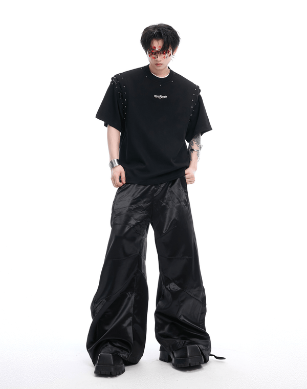 Deconstructed Lace - Up Cutout Tee - COPPING THREADS - ArguE CulturE