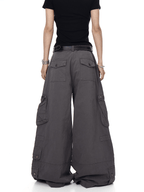 Deconstructed Multi - Pocket Wide - Leg Cargo Pants - COPPING THREADS - CT Select