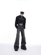 Deconstructed Pleated Denim - COPPING THREADS - ArguE CulturE