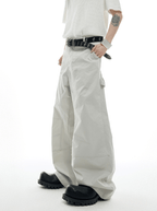 Deconstructed Rivet PU Patchwork Short Sleeve Utility Set - COPPING THREADS - ArguE CulturE