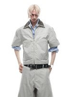 Deconstructed Rivet PU Patchwork Short Sleeve Utility Set - COPPING THREADS - ArguE CulturE