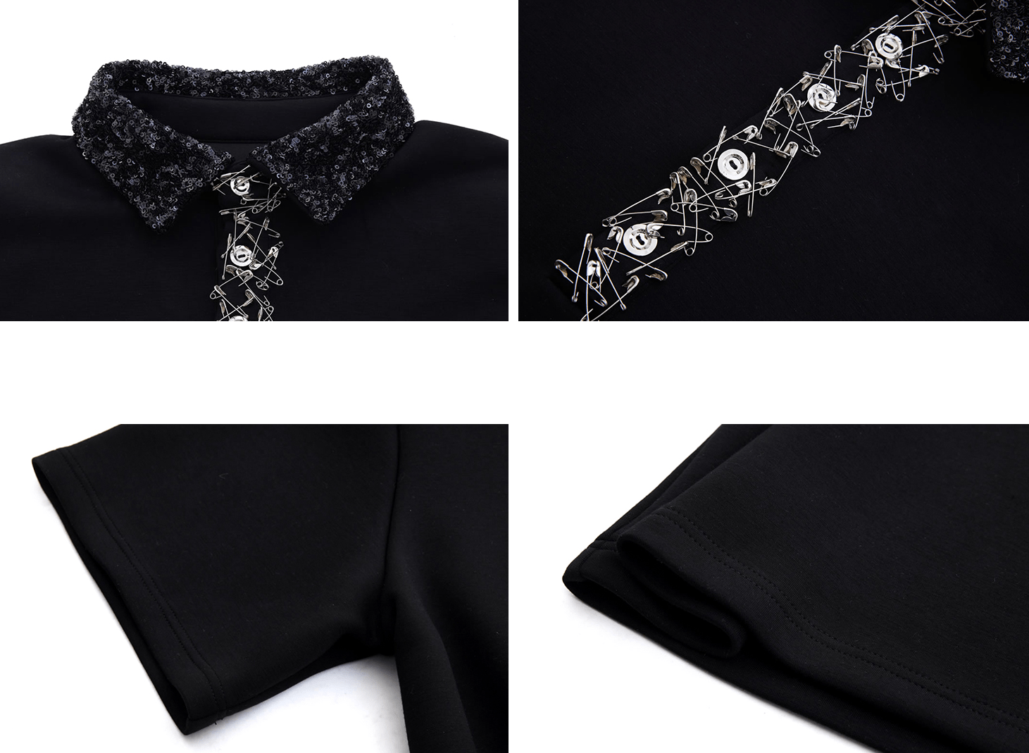 Deconstructed Safety Pin Polo Shirt - COPPING THREADS - ArguE CulturE