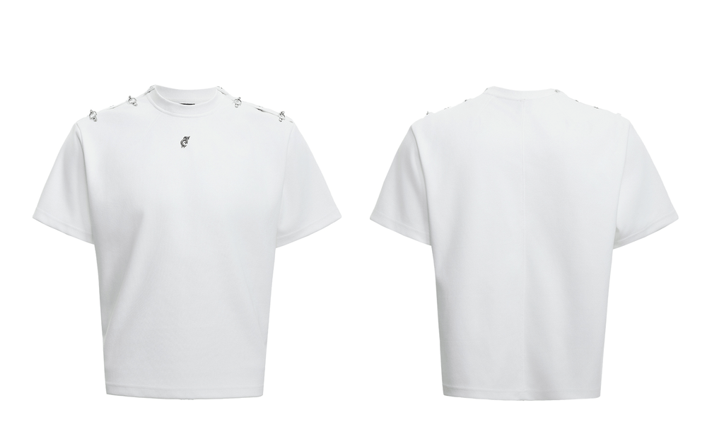 Deconstructed Shoulder Buckle Tee - COPPING THREADS - ArguE CulturE