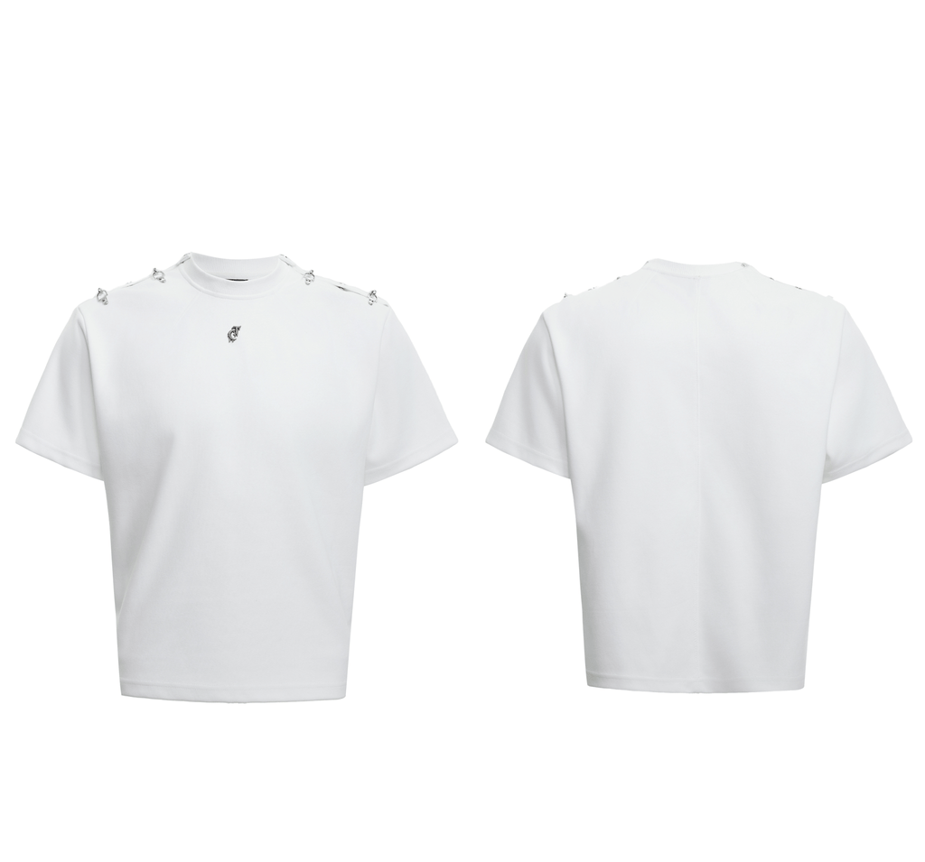 Deconstructed Shoulder Buckle Tee - COPPING THREADS - ArguE CulturE