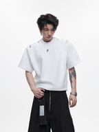Deconstructed Shoulder Buckle Tee - COPPING THREADS - ArguE CulturE