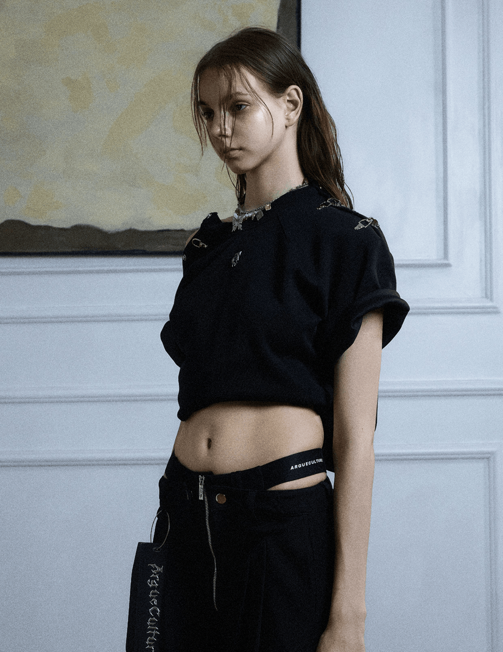 Deconstructed Shoulder Buckle Tee - COPPING THREADS - ArguE CulturE