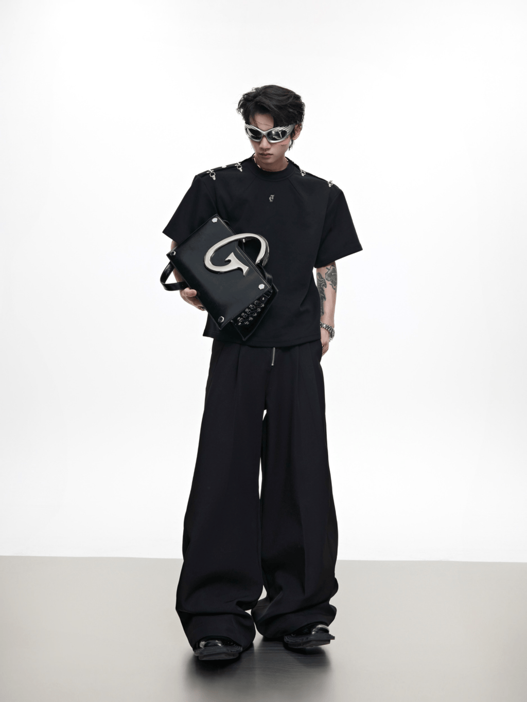 Deconstructed Shoulder Buckle Tee - COPPING THREADS - ArguE CulturE