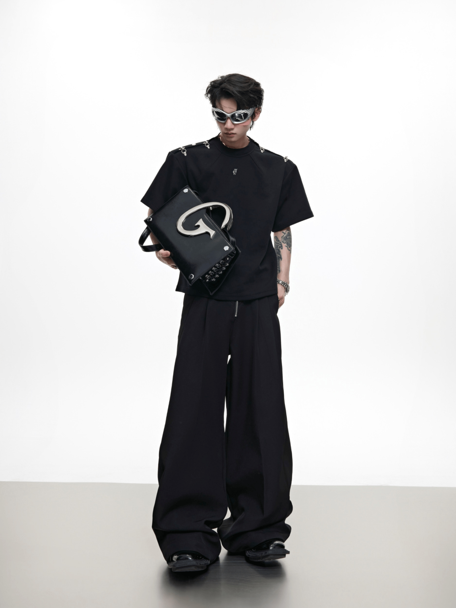 Deconstructed Shoulder Buckle Tee - COPPING THREADS - ArguE CulturE