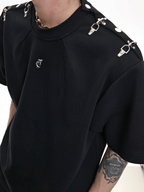 Deconstructed Shoulder Buckle Tee - COPPING THREADS - ArguE CulturE