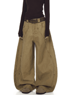 Deconstructed Stud Rivets Cargo Pants - COPPING THREADS - CT Select