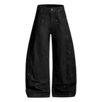 Deconstructed Stud Rivets Cargo Pants - COPPING THREADS - CT Select