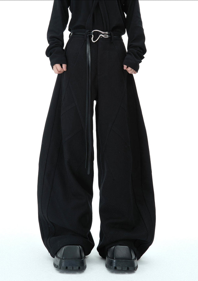 Deconstructed Tailored Wide - Leg Trousers - COPPING THREADS - ArguE CulturE Hover Image