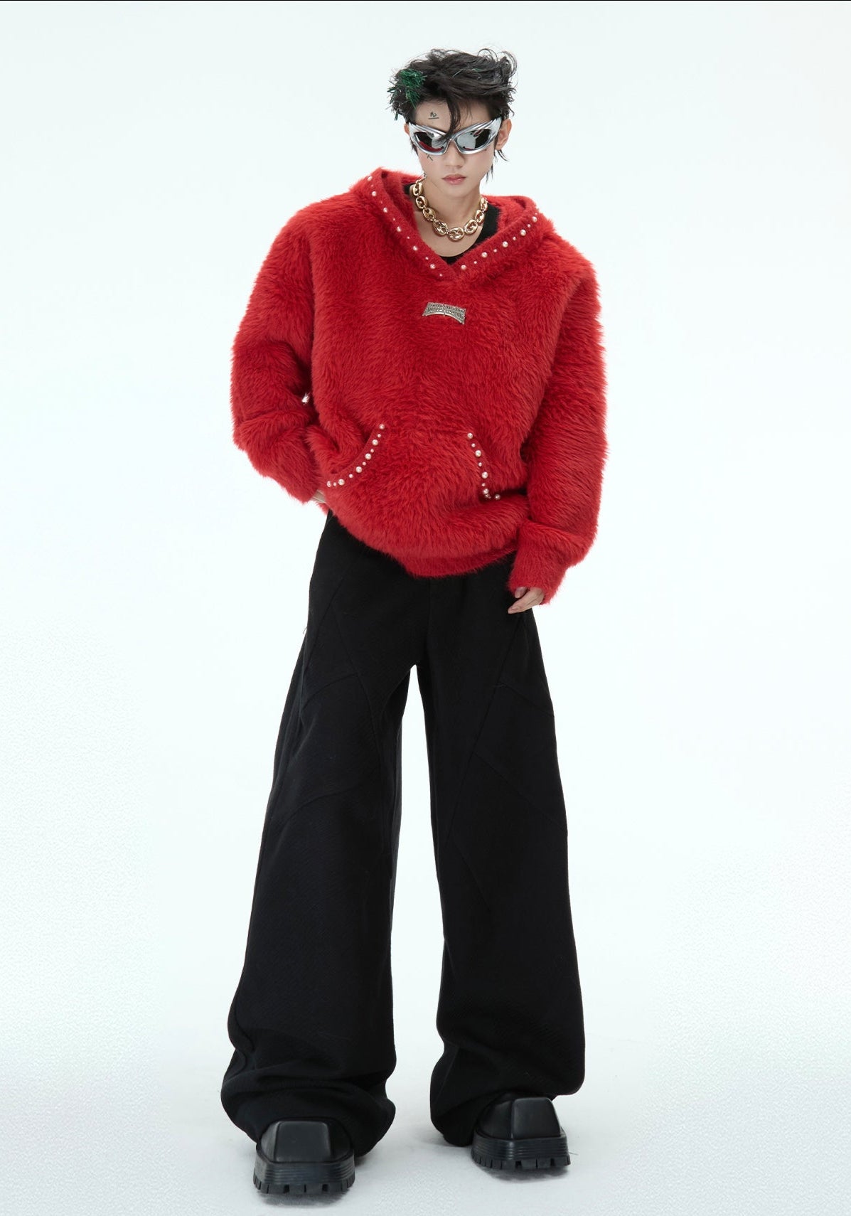 Deconstructed Tailored Wide - Leg Trousers - COPPING THREADS - ArguE CulturE