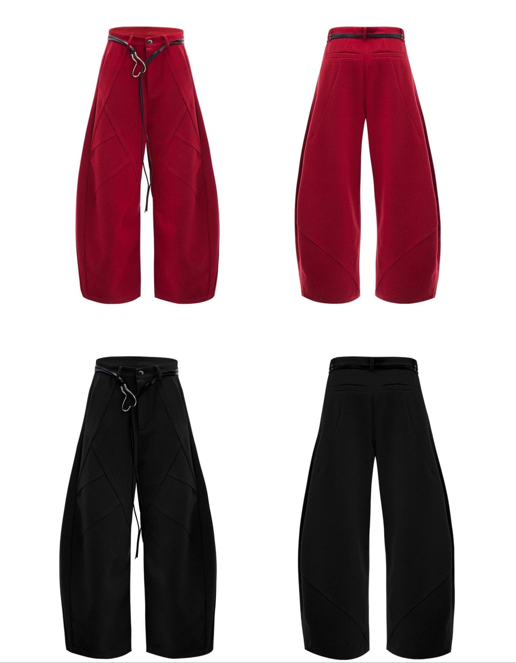 Deconstructed Tailored Wide - Leg Trousers - COPPING THREADS - ArguE CulturE