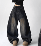Deconstructed Wash Fleece - Lined Wide - Leg Jeans - COPPING THREADS - CT Select