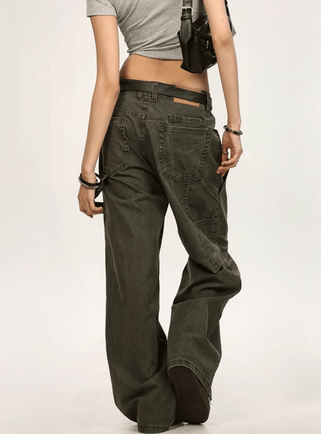 Deconstructed Wide - Leg Cargo Pants - COPPING THREADS - CT Select