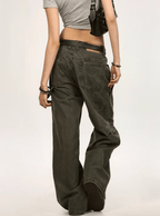 Deconstructed Wide - Leg Cargo Pants - COPPING THREADS - CT Select