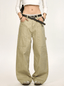 Deconstructed Wide - Leg Cargo Pants - COPPING THREADS - CT Select