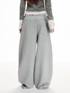 Deconstructed Wide - Leg Sweatpants - COPPING THREADS - CT Select