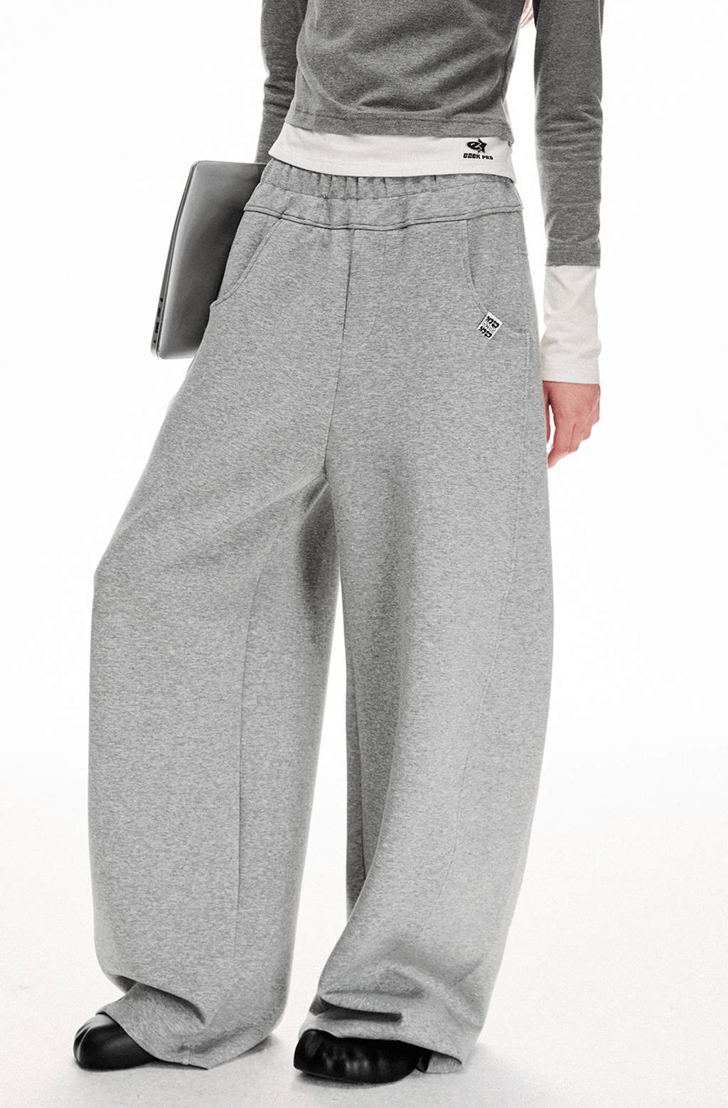 Deconstructed Wide - Leg Sweatpants - COPPING THREADS - CT Select
