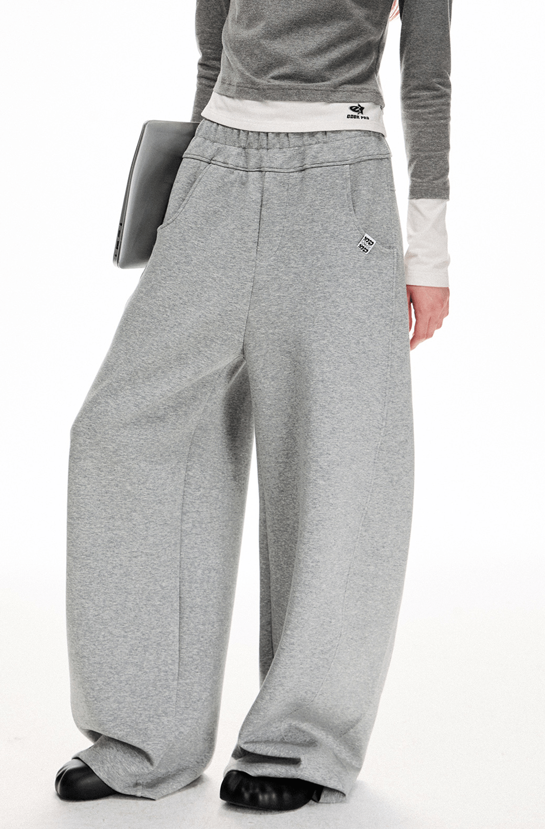 Deconstructed Wide - Leg Sweatpants - COPPING THREADS - CT Select
