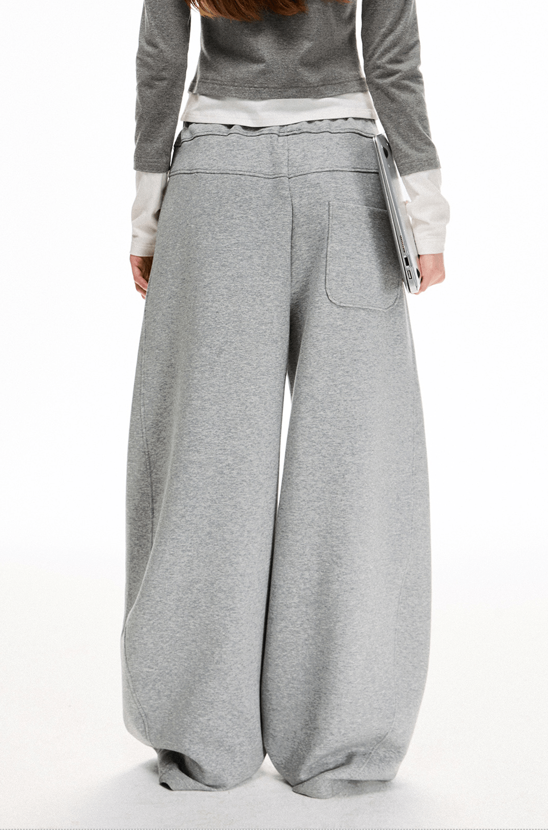 Deconstructed Wide - Leg Sweatpants - COPPING THREADS - CT Select